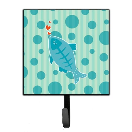 Carolines Treasures Polkadot Fish Leash or Key Holder BB6756SH4